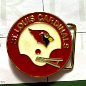 Vintage NFL licensed St. Louis Cardinal belt buckle-1971